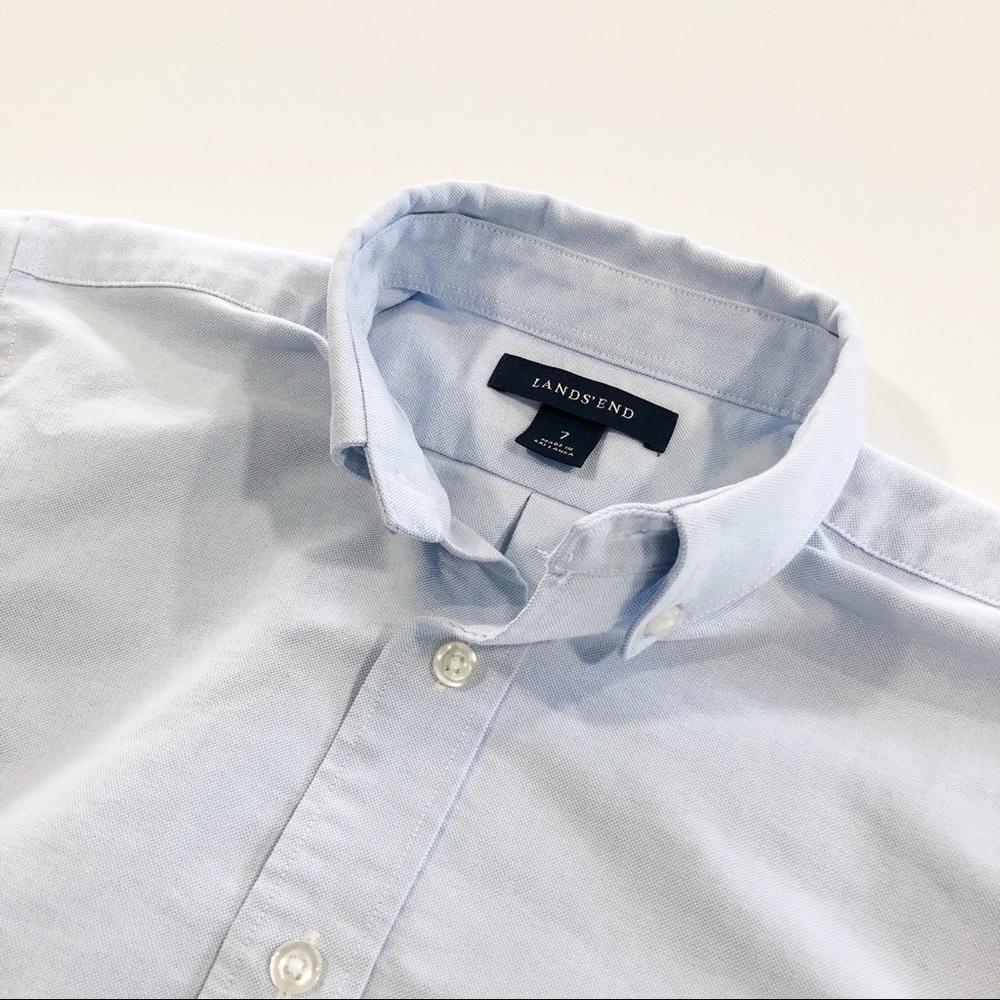 Boys Lands’ End Oxford Shirt